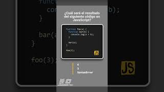 JavaScript  Reto 20 🔥 ¿Qué imprimirá este código JavaScript en la consola [upl. by Leschen]