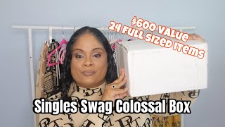 Singles Swag Colossal Box unboxing unboxing singlesswag mysterybox [upl. by Nosral229]