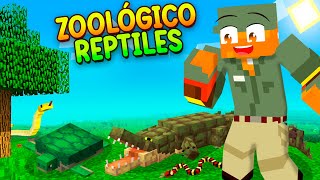 VISITANDO un ZOOLÓGICO de REPTILES en MINECRAFT 🐢🐍 [upl. by Etakyram476]