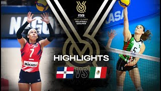 🇩🇴 DOM vs 🇲🇽 MEX  Highlights  Womens OQT 2023 [upl. by Ycnalc412]