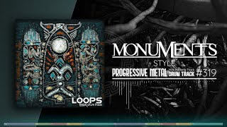 Progressive Metal Drum Track  Monuments Style  145 bpm [upl. by Dolora907]