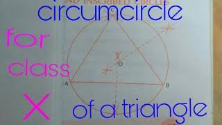 HOw to construct the circumcircle of a triangle [upl. by Aisel]