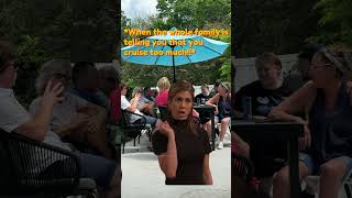 Negative Nellies shorts cruiselife travel vacation funny viral trending familycruise [upl. by Ylrebmyk]