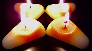 Candy Corn Candles TimeLapse [upl. by Joab]