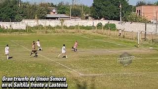 LIGA TUCUMANA 2024 Unión Simoca logró un triunfazo en su visita a Lastenia [upl. by Suhsoj]