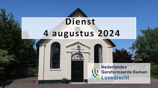 Dienst NGK Loosdrecht 4 augustus  Ds J Smit [upl. by Assirem]