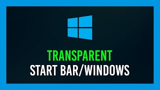 Windows 10 Transparant Start Bar amp Window border tutorials [upl. by Woodsum39]