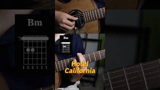 Hotel California  Guitar Chords in 7th fret [upl. by Ylreveb]