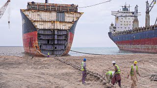 Inside Massive Shipyard Scrapping Rusted Ships by Hand [upl. by Jaine]