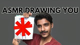 Asmr Drawing You 1 Minute Compilation [upl. by Ecissej]