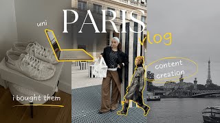 PARIS VLOG  my first Tabi  content day  fashion uni lifestyle  brand collaborations [upl. by Colner]