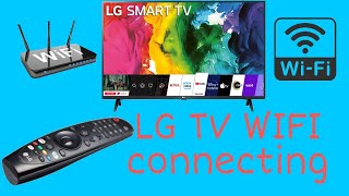 LG Smart TV  How to Connect  Setup to WiFi Networkएलजी स्मार्ट टीवी  वाईफाई नेटवर्क सेटिंग [upl. by Ameehsat]