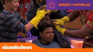 Game Shakers  Extraño Tratamiento capilar  Nickelodeon en Español [upl. by Dich]