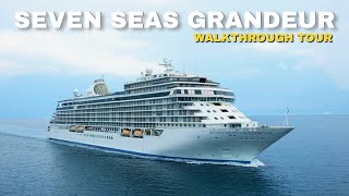 Regent Seven Seas Grandeur  Full Walkthrough Tour amp Review  4K [upl. by Assiren]