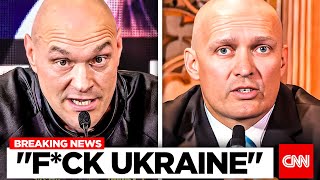 Tyson Fury VS Oleksandr Usyk Press Conference WENT WRONG  HIGHLIGHTS [upl. by Worlock]