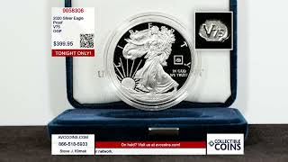 2020 Silver Eagle Proof V75 OGP [upl. by Yleme604]