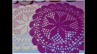 Servilletas Centro de mesa en crochet paso a paso [upl. by Ariamoy]