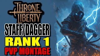 Throne and Liberty PvP  Rank 1 Staff  Dagger Build [upl. by Anehsak]