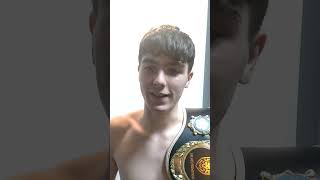 Thomas Winstanley Post Fight Interview with Ryan Winstanley Belt [upl. by Jarin]