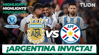 HIGHLIGHTS  Argentina vs Paraguay  CONMEBOLEliminatoria 2023  TUDN [upl. by Wildon]