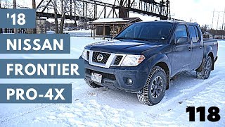 2018 Nissan Frontier Pro4x V6 Crew Cab  review walk around and test drive  100 rental cars [upl. by Cryan]