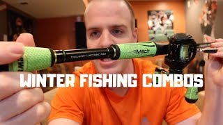 My Two Favorite Rod And Reel Combos For Winter Bass Fishing [upl. by Auqenes]