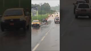 Voici l’autoroute de l’aéroport international de Nsimalen à Yaoundé au Cameroun [upl. by Anna-Diana]