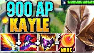 What happens when KAYLE hits 900 AP Hint its a little unfair [upl. by Lipps]