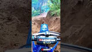 TIDAK ADA YANG SULIT  shorts yz yz125x enduro [upl. by Enayr]