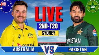 PAKISTAN vs AUSTRALIA  2nd T20 Match  Live Cricket Match  AUS vs PAK Live T20 Match  PAK vs AUS [upl. by Dihgirb]