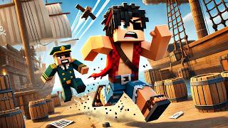 We Simulated One Piece  Marine VS Pirate Showdown in Minecraft [upl. by Wivinia]