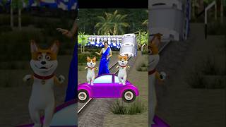 Funny Alto car to 2 dog amp aunty dance atack the speed train shortsfeed youtubeshorts [upl. by Orabelle311]