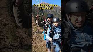 Enjoy para gliding at solong valley Manali paragliding [upl. by Ceciley569]