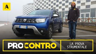 Dacia DUSTER restyling 2022  PRO e CONTRO  PROVA STRUMENTALE [upl. by Renaldo]