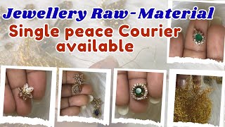 Jewellery Raw Material  Single Peace Courier Available jewelleryrawmaterials locket beads [upl. by Nnylodnewg]