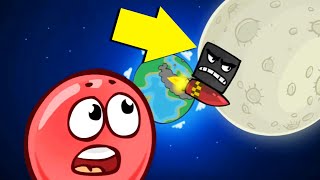 Red Ball must now SAVE THE MOON  Red Ball 4 Gameplay World 4 [upl. by Kcirdahs202]