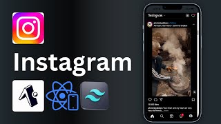 🔴 Build Instagram App in Expo React Native with Tailwindcss  React Native Projects [upl. by Caton461]