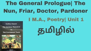 The General Prologue The Nun Friar Doctor and Pardoner I MA Chaucer [upl. by Searcy182]