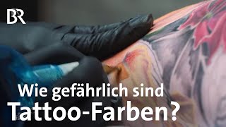 Tätowierungen EUVerbot von bestimmten TattooFarben  Gut zu wissen  BR [upl. by Trautman]