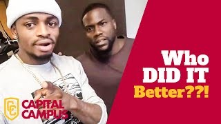 Who did it better Kevin Hart or Diamond Platnumz [upl. by Alahc]