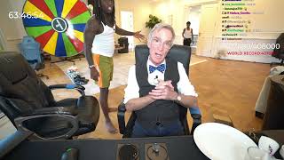 kaicenat on Twitch  BILL NYE THE SCIENCE GUY meets Kais SON [upl. by Neehsas]