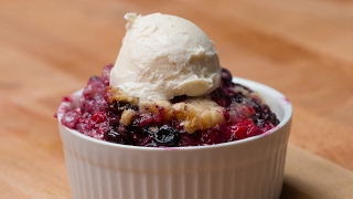 Slow Cooker Berry Cobbler [upl. by Erehs]