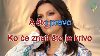 Nina Badrić  Dani i Godine KARAOKE [upl. by Treva888]