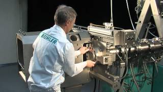 Bühler Group  Extruder in operation [upl. by Ecinrev]