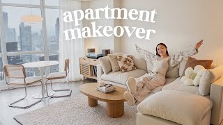 MY APARTMENT MAKEOVER  TOUR cozy aesthetic [upl. by Eerrehs]