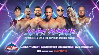 SLAM PRO WRESTLING LEAGUE  2024 SLAM RUMBLE  FREE OFFICIAL LIVE STREAM [upl. by Nylyrehc]