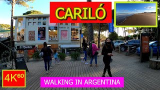 4K⁶⁰ 🚶  👉 CARILÓ ☀️ walk  ARGENTINA  Walking tour  TRAVEL  Vlog 🌟 [upl. by Aedrahs]