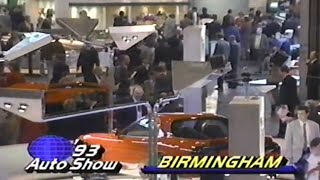 1993 Birmingham Motor Show  Motorweek Retro [upl. by Assilanna]