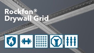 Introducing the Enhanced Rockfon® Chicago Metallic® Drywall Grid [upl. by Iramohs]