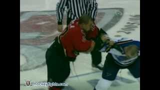 Barret Jackman vs Jarome Iginla Mar 2 2006 [upl. by Inad]